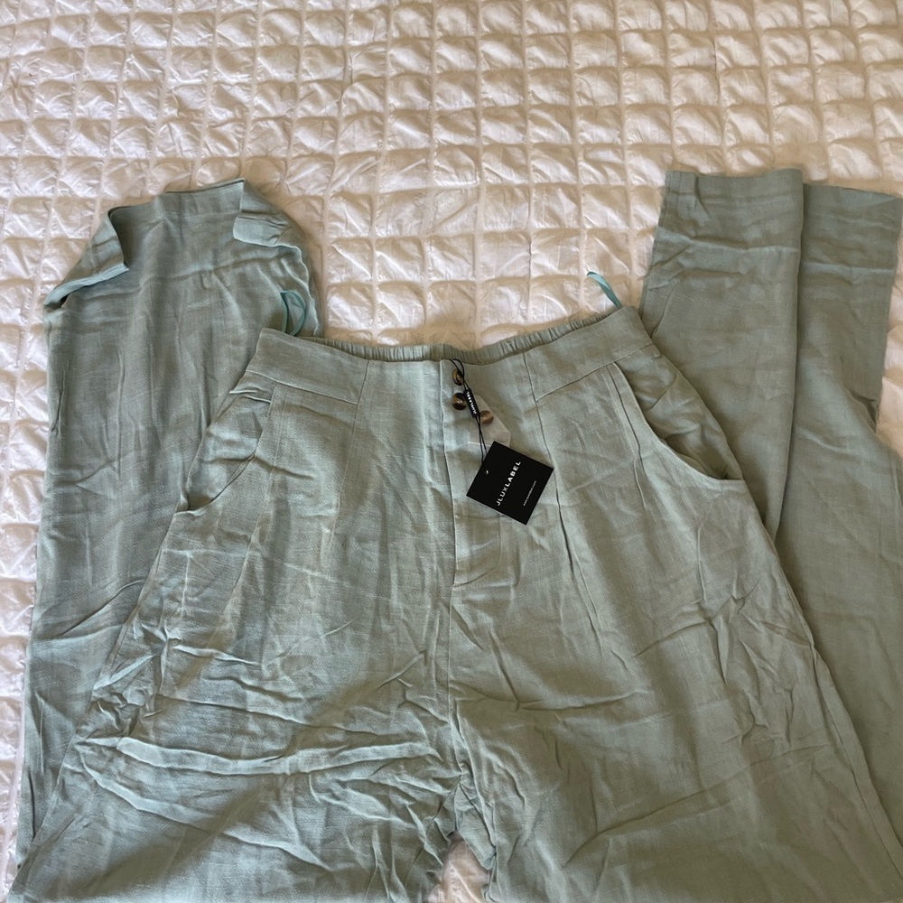 JLUXLABEL Sage Thea Linen Wide Leg Pants - Picture 11 of 16